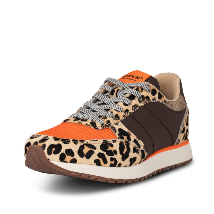 Ronja Sneaker in Cowhair - Leopard/Tiger