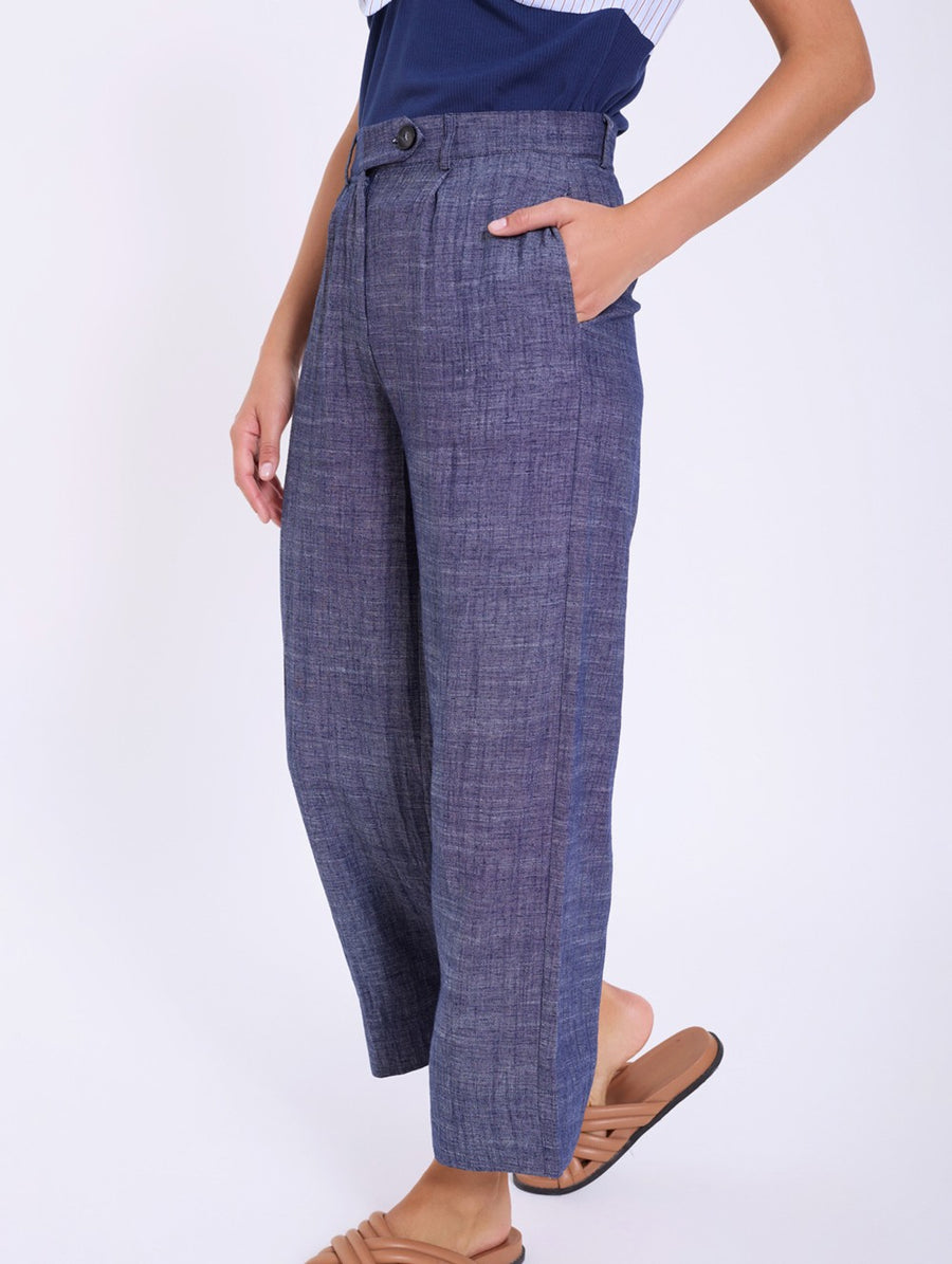 Linen Blend Trousers