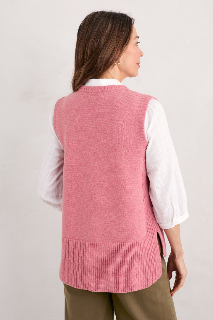 Coupling Vest in Wild Rose