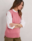 Coupling Vest in Wild Rose