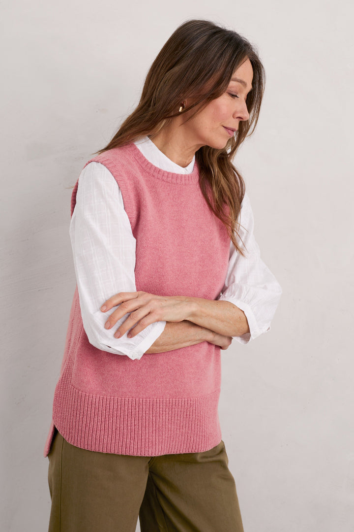 Coupling Vest in Wild Rose