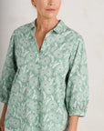 Hope Cottage Blouse in Dandelion Seed Rosemary