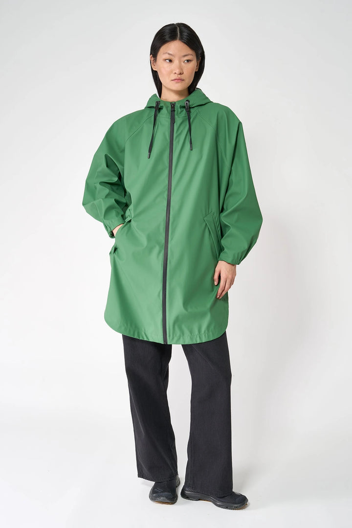 Sky Raincoat in Comfrey