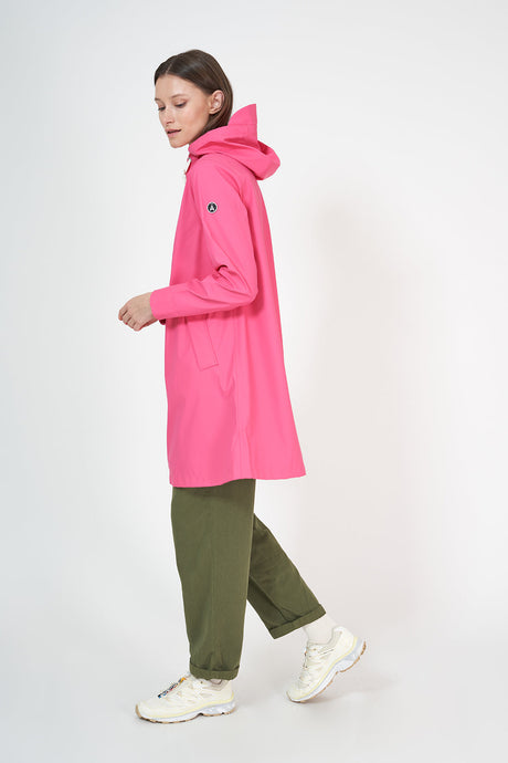 Nuavola Raincoat in Hot Pink