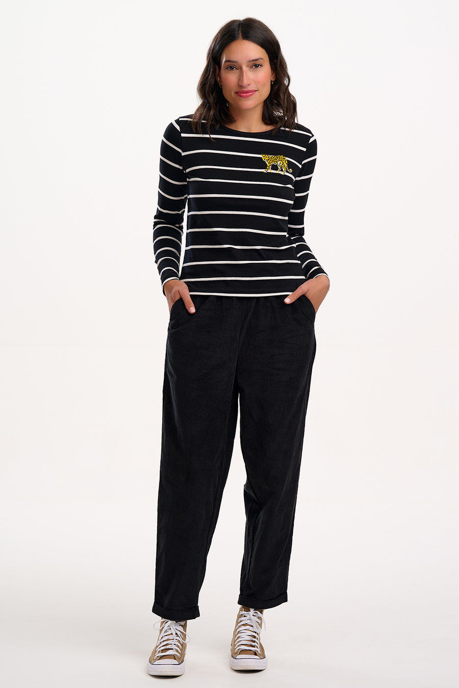 Vonnie Trousers in Black Cord