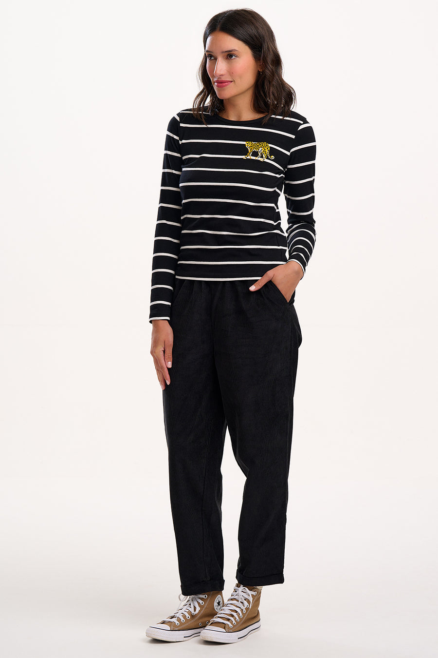 Vonnie Trousers in Black Cord