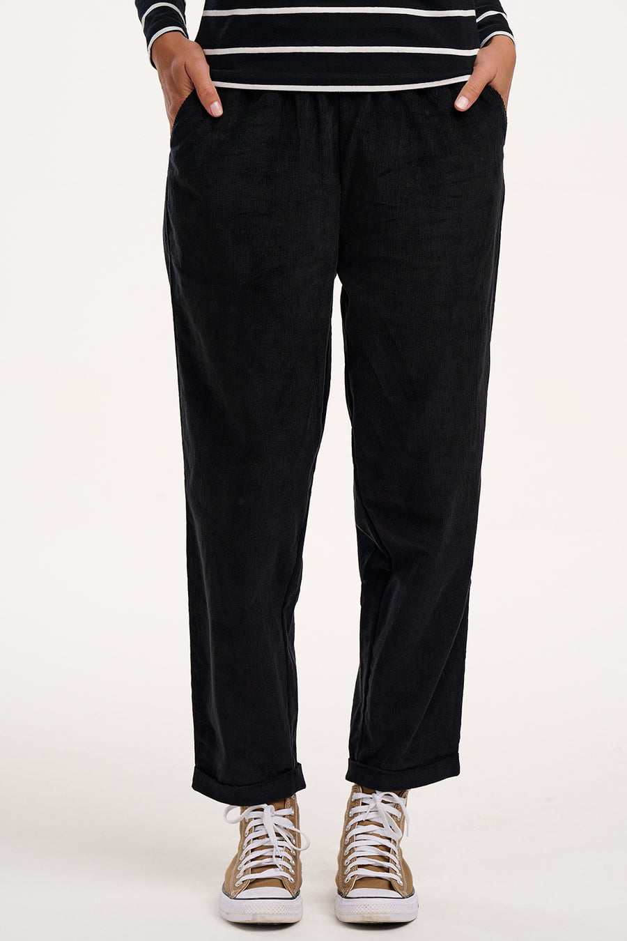 Vonnie Trousers in Black Cord