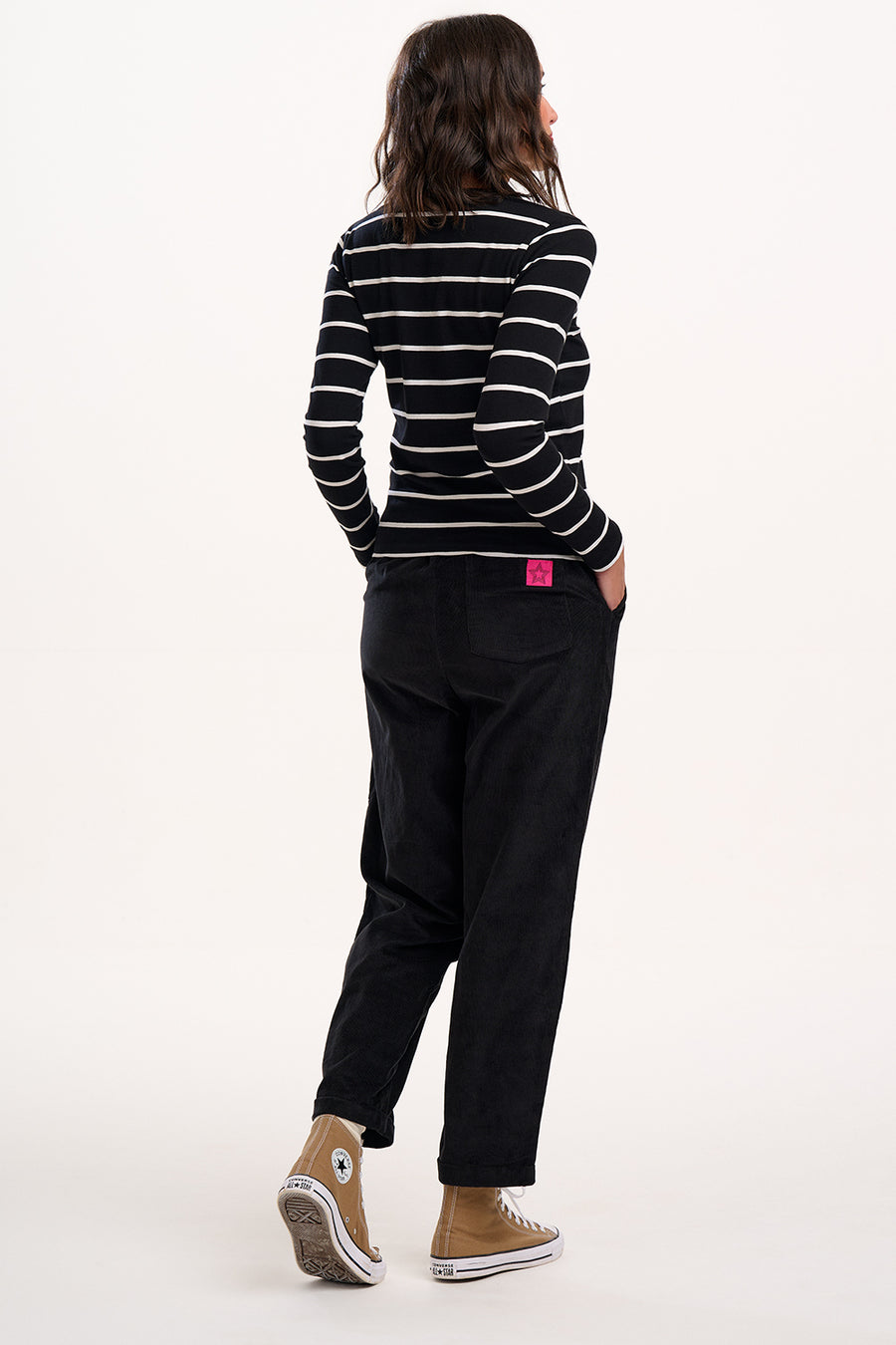 Vonnie Trousers in Black Cord