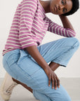Sailor Shirt in Breton Orchid Chalk