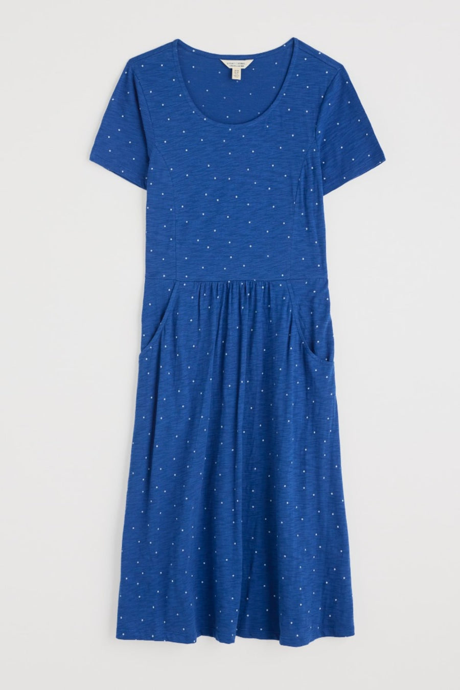 Enor Dress in Dotty Speckle Bright Marine