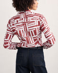 Larissa Shirt in Dune Fence Umber