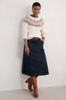 Stitch Work Jumper in Tapestries Chalk Multi