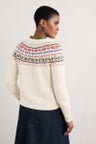 Stitch Work Jumper in Tapestries Chalk Multi