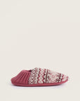 Women's Cabin Slippers in Shingle Bay Dark Rose