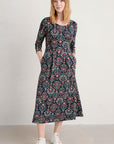 Veronica Dress in Shakers Floral Maritime