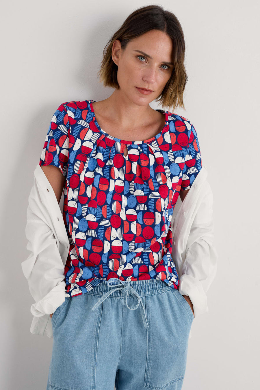 Appletree T Shirt in Stacked Buoys Yacht