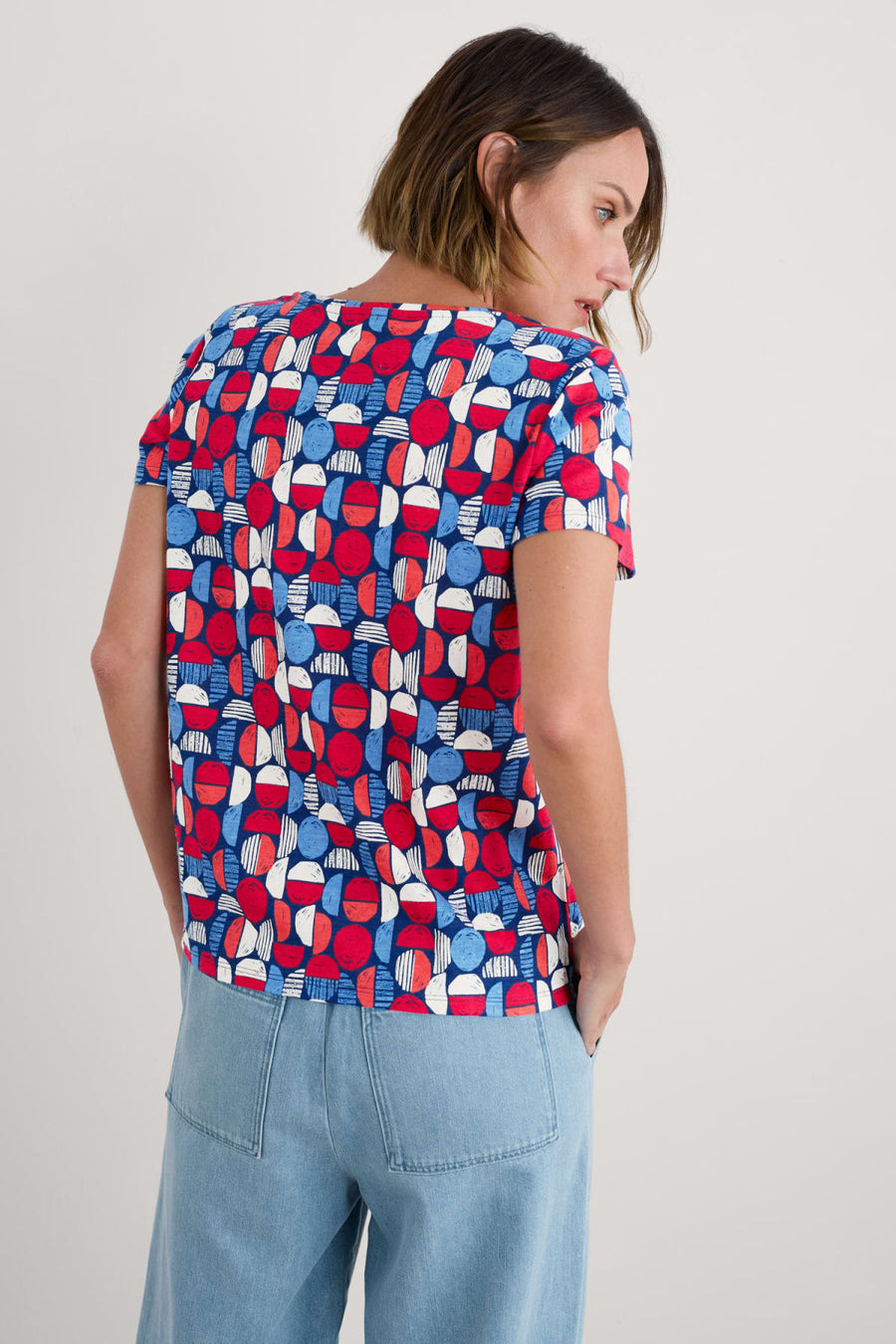 Appletree T Shirt in Stacked Buoys Yacht