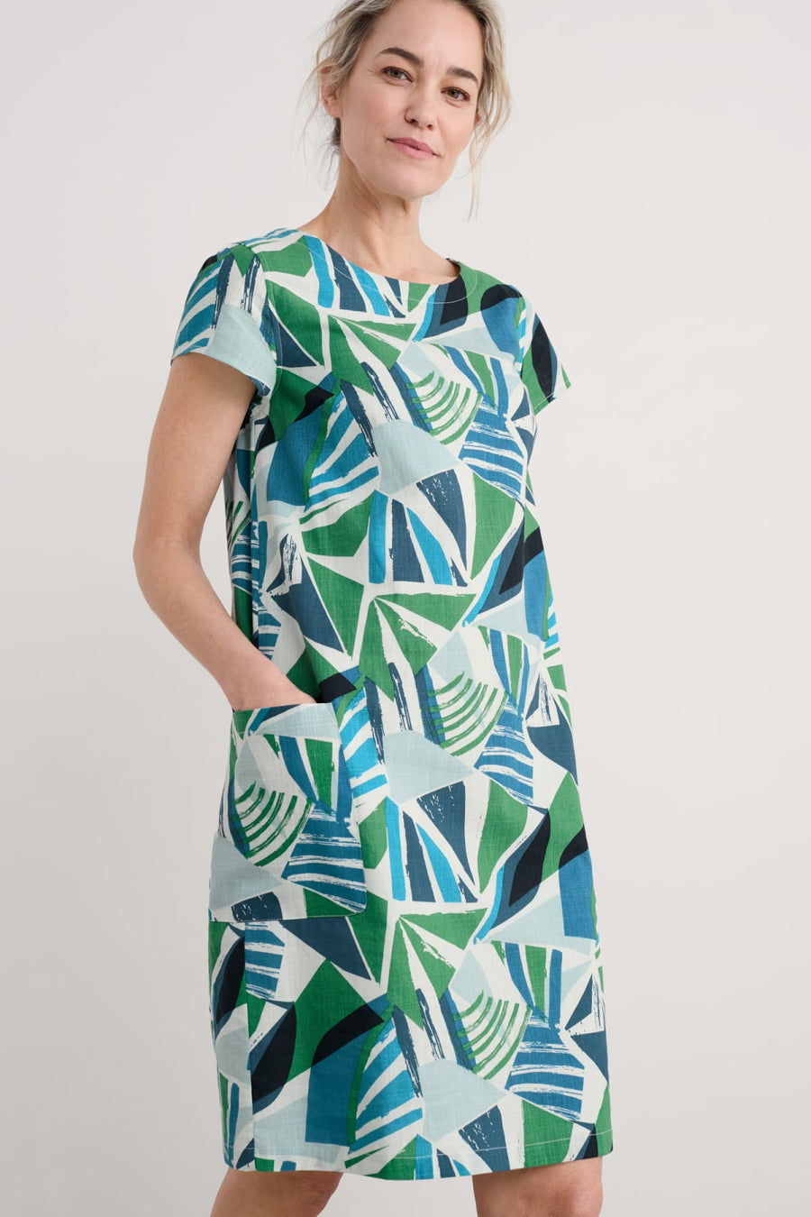 River Cove Dress in Spinnaker Sails Hedgerow