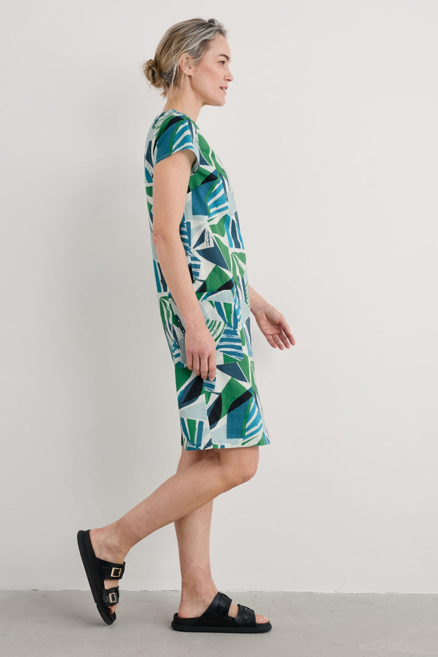 River Cove Dress in Spinnaker Sails Hedgerow