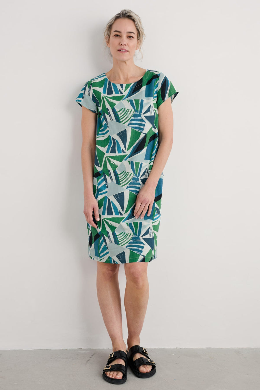 River Cove Dress in Spinnaker Sails Hedgerow