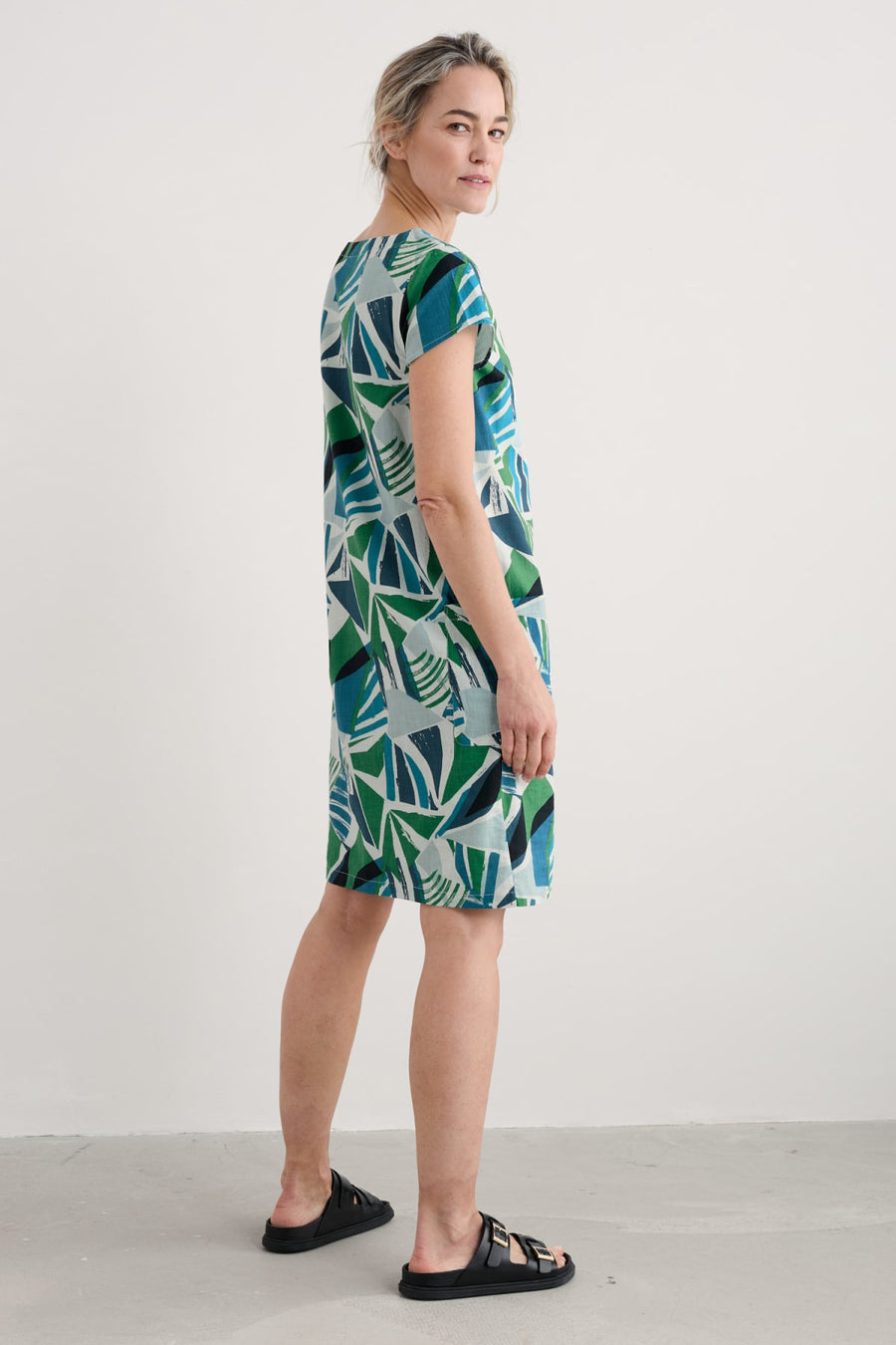 River Cove Dress in Spinnaker Sails Hedgerow