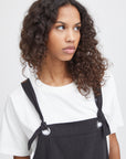 Yahya Dungarees in Black