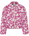 Kate Quilted Jacket in Pink Birch