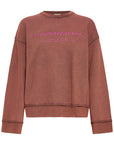 Mina Sweater in Chicory Coffee/ Meadow Mauve