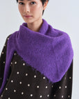 Purple Triangular Bandana