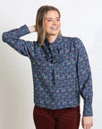 Isabella Blouse Navy Reef