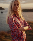 Larissa Shirt in Echinacea Stems Rosehip