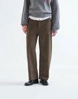 Dark Green Corduroy Trousers