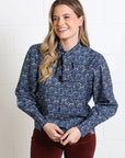 Isabella Blouse Navy Reef