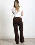 Bridget Cord Wide Leg in Mocha