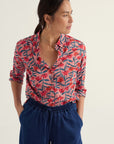 Larissa Shirt in Echinacea Stems Rosehip