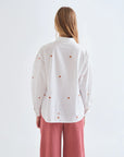 Shirt with Snail Embroidery
