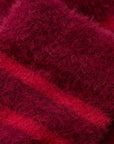Women's Fluffies Socks in Breton Flag Fireglow
