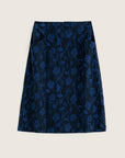 Forest View Skirt in Lino Seedpods Maritime Marine