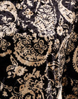 Short Dress in Paisley Pattern