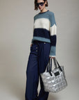Intarsia Stripes Sweater