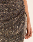 Midi Rhinestone Skirt