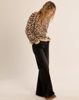 Leopard Crop Sweater