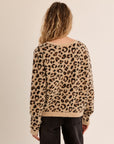 Leopard Crop Sweater