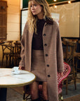 Houndstooth Trench Coat
