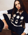 Short Sleeve Knit Sweater
