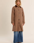 Houndstooth Trench Coat