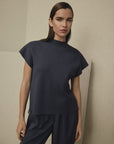 Arisha Thamira Vest in India Ink