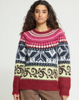 Cylle Sweater in Zinfandel Pattern