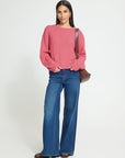 Andora Knit Sweater in Fruit Dove