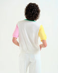 Multicolored Detail Knit Top